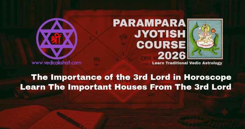 The Importance of the 3rd Lord in Horoscope Learn The Important Houses From The 3rd Lord